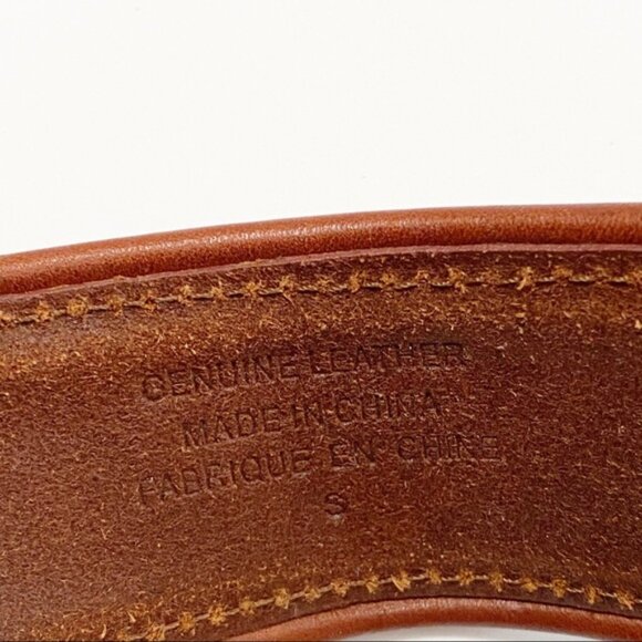 J CREW brown genuine leather belt. Size Small. - Picture 8 of 12